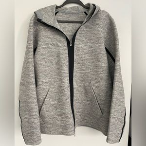 Lululemon - Men's Heathered Grey Hoodie Zip-Up - size Large